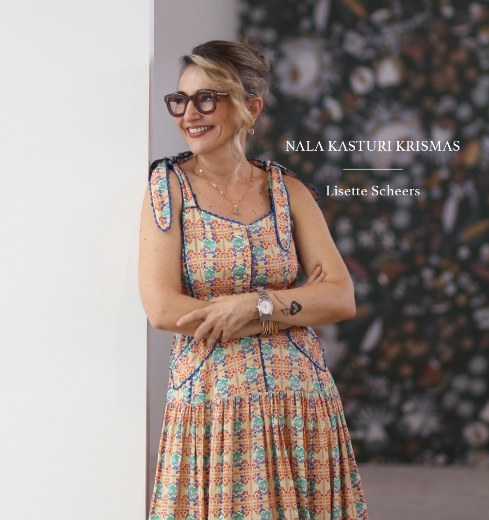 The skirt that thinks it is a painting.