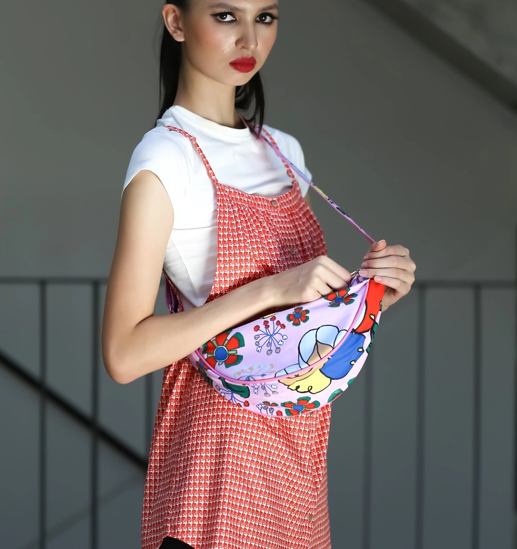 half moon bag 6 The skirt that thinks it is a painting.
